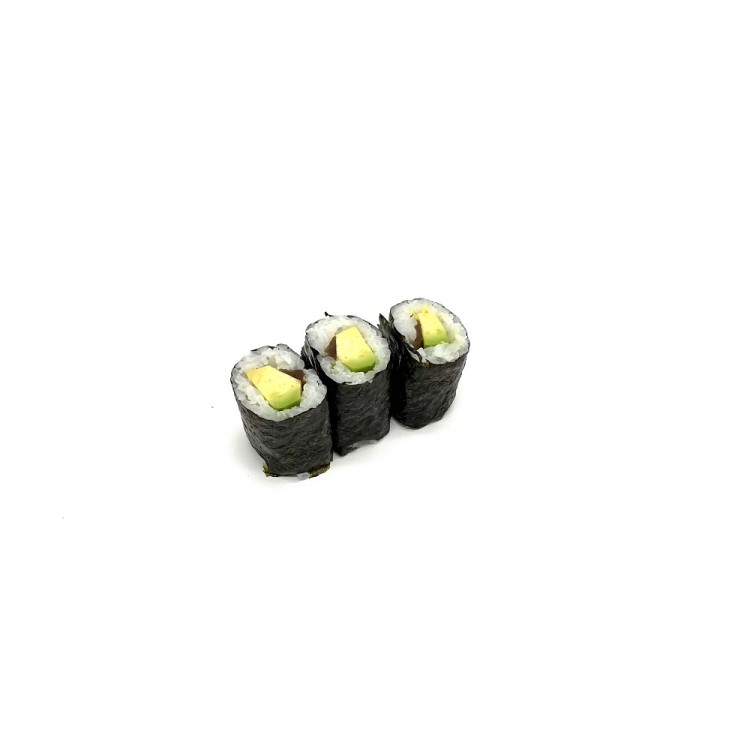 Pompoen avocado maki 6 stuks*